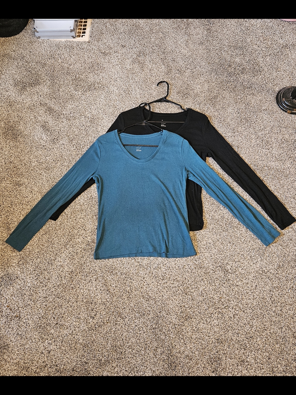 a new day Teal Ribbed Scoop Neck Top